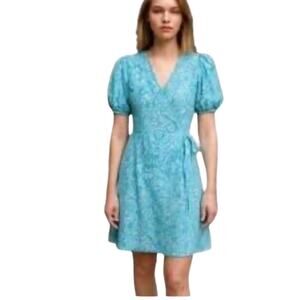 Lilly Pulitzer Sailynn Romper Wrap Dress Blue/White Rumor Has Size Small NWT